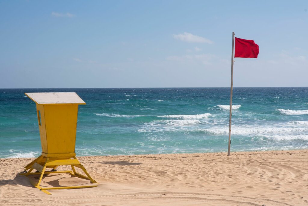 Signalétique et sécurité d'une baignade communale
